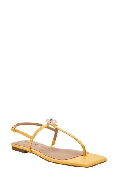 Katy Perry The Camie T-strap Slingback Sandal In Yellow