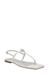 Katy Perry The Camie T-strap Slingback Sandal In Silver