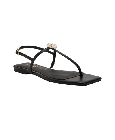 Katy Perry The Camie T-strap Slingback Sandal In Black