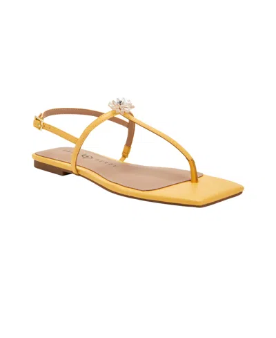 Katy Perry The Camie T-strap Slingback Sandal In Yellow