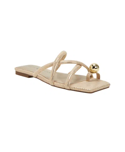 Katy Perry The Camie Slide Sandal In Gold