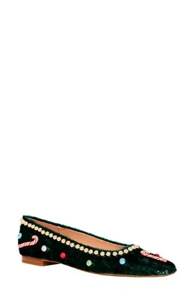 Katy Perry The Confidant Christmas Ballet Flat In Green