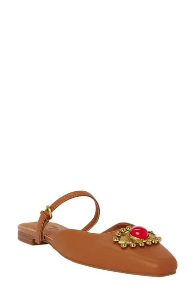 Katy Perry The Confidant Eye Embellished Mule In Saddle Brown