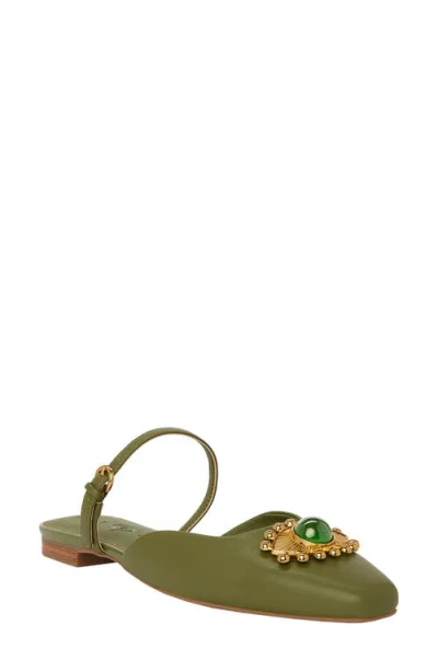 Katy Perry The Confidant Eye Embellished Mule In Sea Kelp