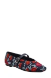 Katy Perry The Evie Woven Mary Jane In Blue Multi