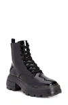 Katy Perry Women's The Geli Combat Square Toe Lug Sole Boots Women's Shoes In Black