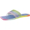 Katy Perry The Geli Slide Thong Womens Embellished Rubber Slide Sandals In Blue
