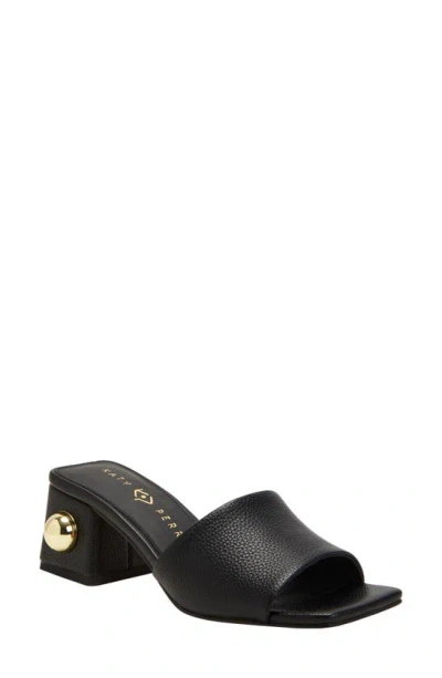 Katy Perry The Gemm Stud Slide Sandal In Black