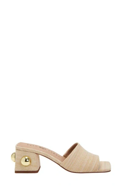 Katy Perry The Gemm Stud Slide Sandal In Natural