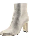KATY PERRY THE HOLLOW HEEL BOOTIE WOMENS FAUX LEATHER SQUARE TOE ANKLE BOOTS