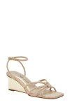 Katy Perry The Irisia Ankle Strap Wedge Sandal In Gold