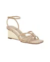 Katy Perry The Irisia Ankle Strap Wedge Sandal In Gold