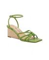 Katy Perry The Irisia Ankle Strap Wedge Sandal In Jade Green