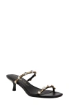 Katy Perry The Ladie Embellished Kitten Heel Slide Sandal In Black