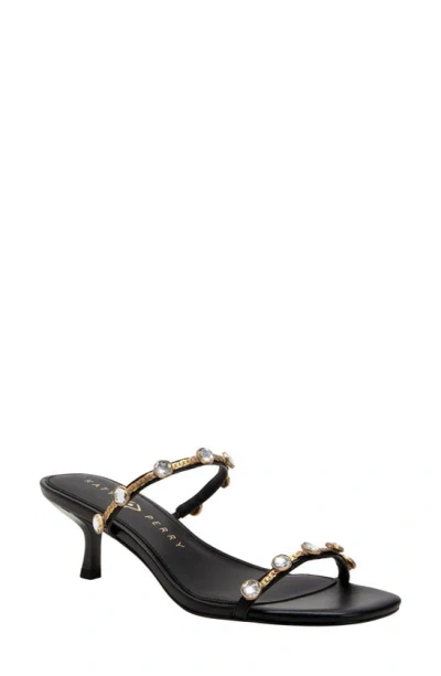 KATY PERRY THE LADIE EMBELLISHED KITTEN HEEL SLIDE SANDAL