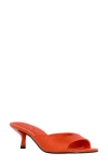 Katy Perry The Ladie Kitten Heel Slide Sandal In Flame