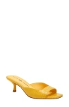 Katy Perry The Ladie Kitten Heel Slide Sandal In Yellow
