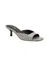 Katy Perry The Ladie Kitten Heel Slide Sandal In Black White Multi