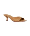 Katy Perry The Ladie Kitten Heel Slide Sandal In Caramel