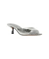 Katy Perry The Ladie Kitten Heel Slide Sandal In Silver
