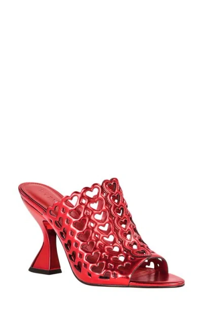 Katy Perry The Laterr Mule In Heart Red