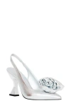 Katy Perry The Laterr Pointed Toe Slingback Pump In Silver