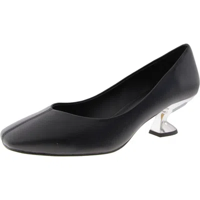 Katy Perry The Laterr Pump Womens Solid Faux Leather Pumps In Black