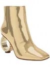 Katy Perry The Linksy Bootie Womens Patent Zipper Booties In Gold