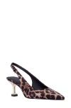 Katy Perry The Oceanview Pointed Toe Slingback Pump In Animal Print