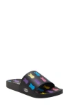 Katy Perry The Peeps Bunny Slide Sandal In Black Multi