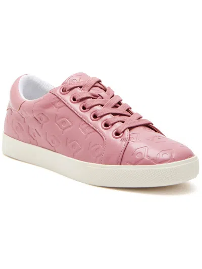 Katy Perry The Rizzo Womens Leather Lifestyle Casual And Fashion Sneakers In Pink