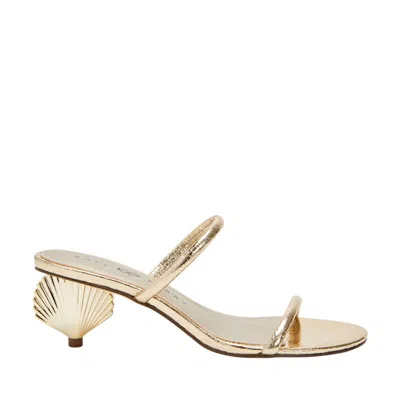 Katy Perry The Scalloped Shell Sandal In Brown