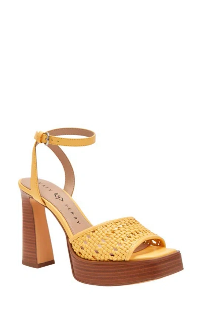 Katy Perry The Steady Ankle Strap Platform Sandal In Pineapple