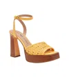 Katy Perry The Steady Ankle Strap Platform Sandal In Pineapple