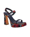 Katy Perry The Steady Slingback Platform Sandal In Blue Multi