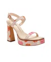 Katy Perry The Steady Slingback Platform Sandal In Natural Multi