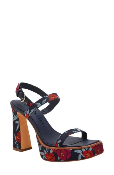 Katy Perry The Steady Slingback Platform Sandal In Blue