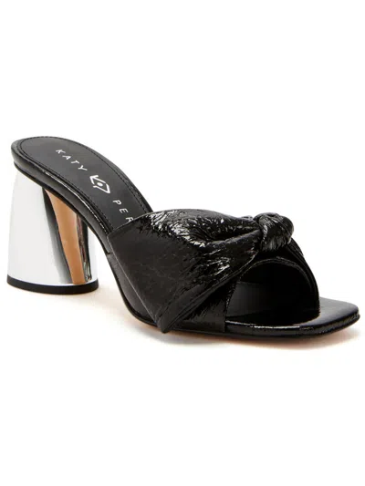 Katy Perry The Timmer Womens Patent Slide Heels In Black