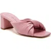Katy Perry The Tooliped Twisted Sandal In Vintage Pink
