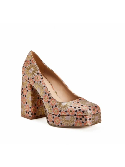 Katy Perry The Uplift Pump Womens Slip On Square Toe Pumps In Multi