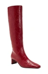 Katy Perry The Wandering Knee High Boot In Crimson Red