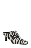 Katy Perry The Zaharrah Acrylic Heel Mule In Zebra Multi
