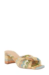 Katy Perry Tooliped Twisted Sandal In Natural Multi