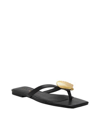Katy Perry Women's Camie Shell Slip-on Sandals In Black