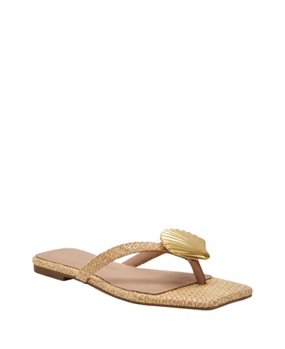 Katy Perry Women's Camie Shell Slip-on Sandals In Natural