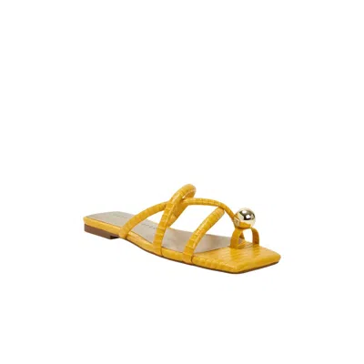 Katy Perry Women's Camie Toe Thong Sandals In Pineapple In Yellow