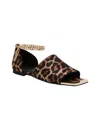 Katy Perry Caught Up Square Toe Anklet Sandal In Animal Print Multi