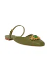 Katy Perry The Confidant Eye Embellished Mule In Sea Kelp