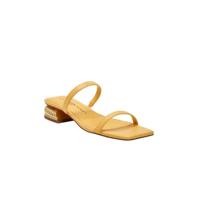 Katy Perry Women's Framing Low Heel Sandal In Pineapple In Yellow