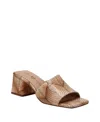 Katy Perry Women's Gemm Block Heel Sandals In Tan Multi